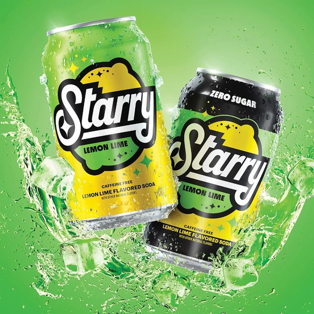 Alt view image 3 of 6 - Starry Zero Sugar Lemon Lime Soda, 12 fl oz Cans (Pack of 12)