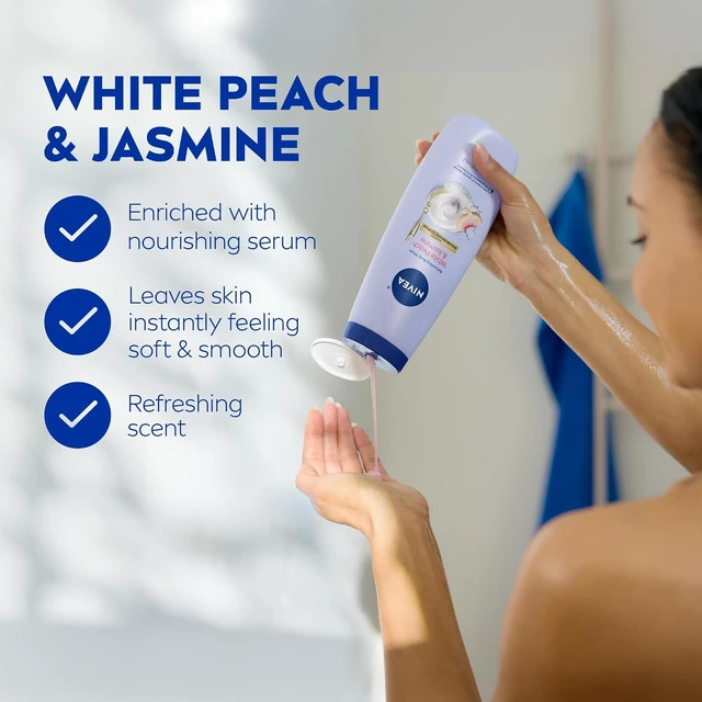 Alt view image 2 of 6 - NIVEA Refreshing White Peach and Jasmine Body Wash, 20 fl oz