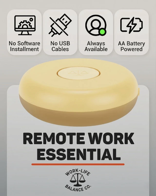 Alt view image 6 of 6 - Mouse Jiggler, Compact, Cordless, Silent, Undetectable, No USB