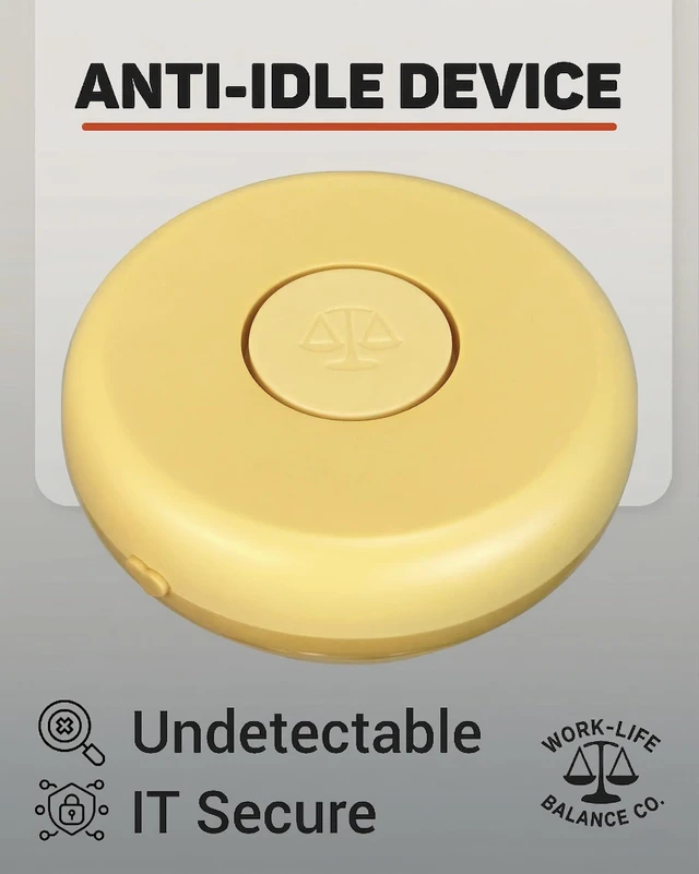 Alt view image 3 of 6 - Mouse Jiggler, Compact, Cordless, Silent, Undetectable, No USB