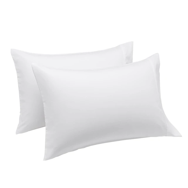 Alt view image 5 of 5 - Standard Size Microfiber Pillowcases, 30" x 20", Set of 2, Bright White, Lightweight Super Soft Easy Care, Amazon Basics