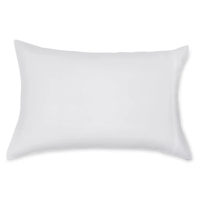 Alt view image 2 of 5 - Standard Size Microfiber Pillowcases, 30" x 20", Set of 2, Bright White, Lightweight Super Soft Easy Care, Amazon Basics