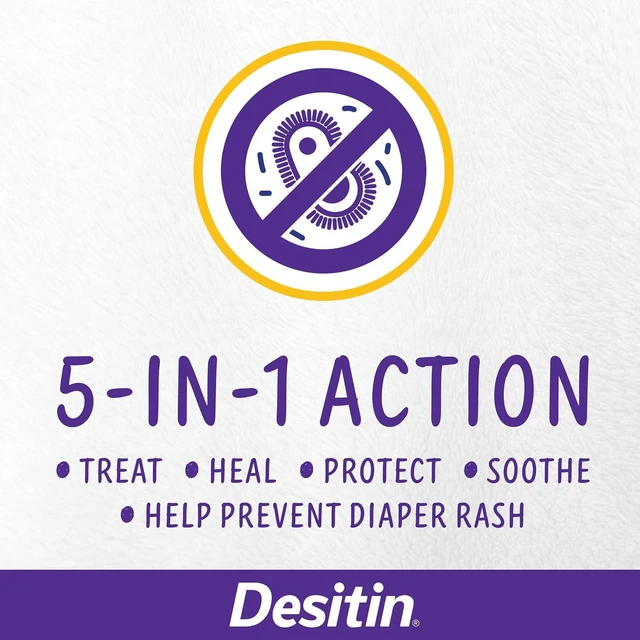 Alt view image 4 of 6 - Desitin Maximum Strength Diaper Rash Paste, 40% Zinc Oxide, 4.8 oz