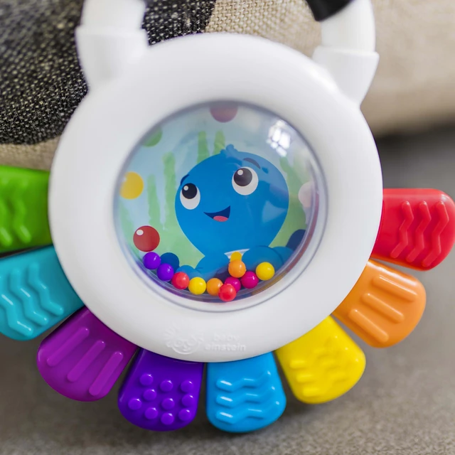 Alt view image 3 of 6 - Baby Einstein Opus the Octopus Sensory Rattle & Teether Multi-Use Toy, BPA Free & Chillable, 3 Months & Up, Multicolored