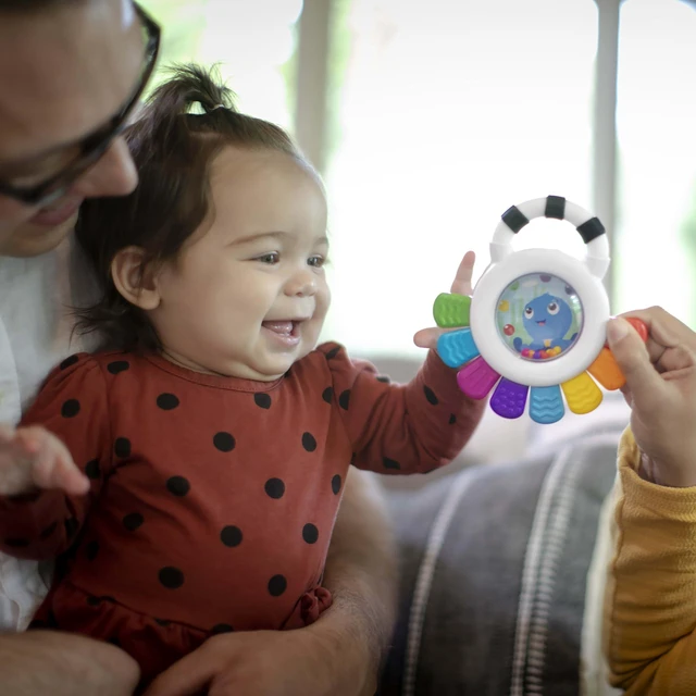 Alt view image 2 of 6 - Baby Einstein Opus the Octopus Sensory Rattle & Teether Multi-Use Toy, BPA Free & Chillable, 3 Months & Up, Multicolored