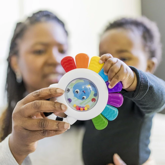 Alt view image 5 of 6 - Baby Einstein Opus the Octopus Sensory Rattle & Teether Multi-Use Toy, BPA Free & Chillable, 3 Months & Up, Multicolored