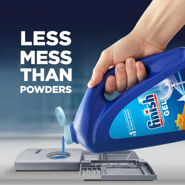 Alt view image 4 of 6 - Finish Gel Dishwasher Detergent Liquid, Plastic Free Formula, Orange, 75oz