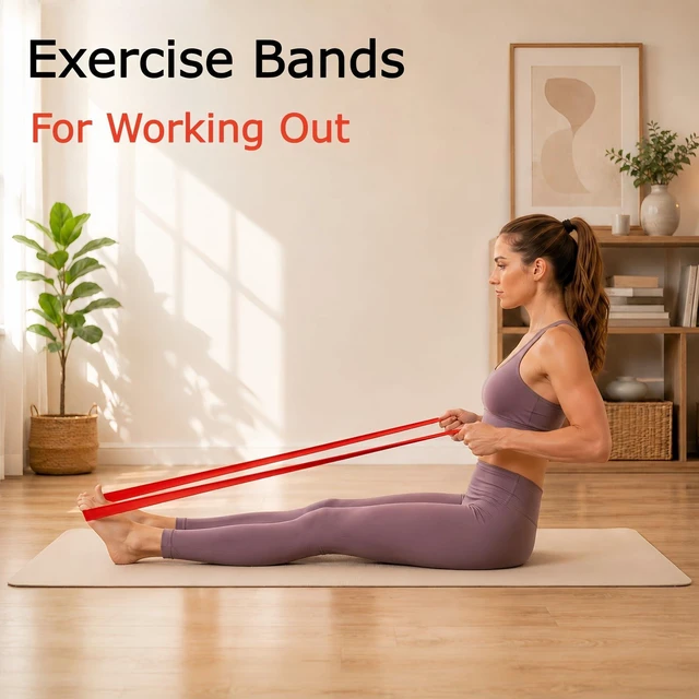 Alt view image 2 of 6 - 5-Level Pull Up Assistance Bands Set, Resistance Bands for Working Out