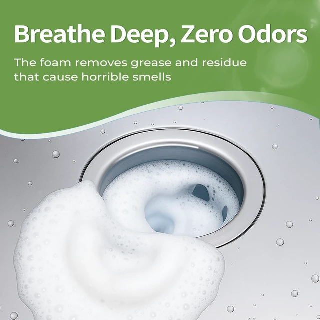 Alt view image 2 of 7 - ORIENTLEAF Garbage Disposal Cleaner and Deodorizer Tablets, 20g, 12-Pack, 1-Year Supply, Citrus Foaming Tablets