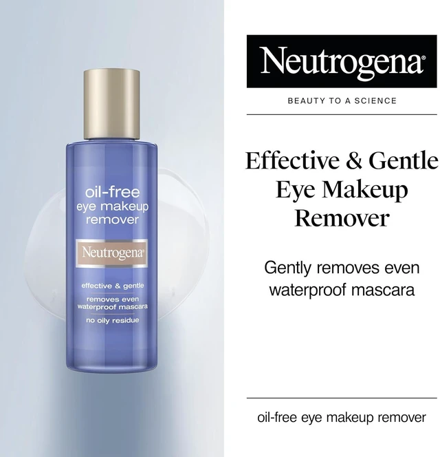 Alt view image 2 of 6 - Neutrogena Gentle Oil-Free Eye Makeup Remover and Cleanser, 3.8fl oz