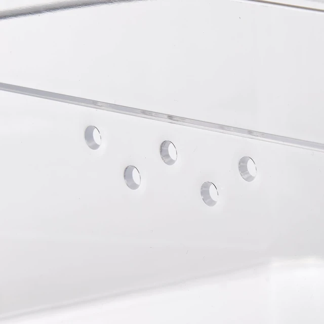 Alt view image 4 of 6 - Mainstays Clear Glossy Plastic Small Shoe Box with Lid