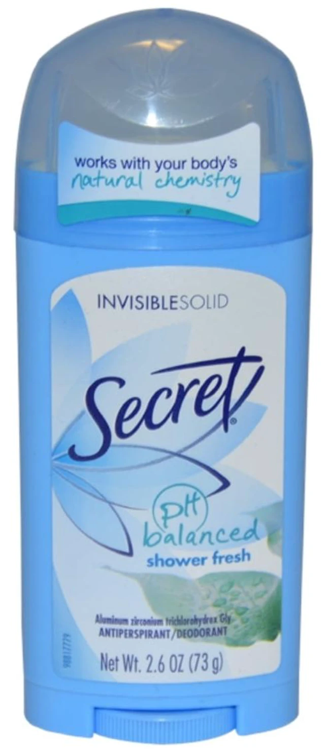 Main image of Secret Invisible Solid Antiperspirant Deodorant Shower Fresh 2.6oz