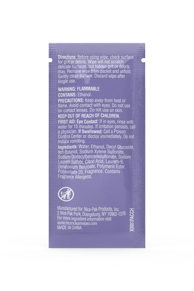 Alt view image 3 of 6 - Nice 'N Clean Smudgeguard Pre-Moistened Lens Wipes for Glasses, 100 Count
