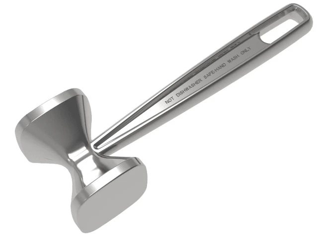 Alt view image 2 of 5 - Mainstays Meat Tenderizer - Aluminium Heavy Duty Mallet Kitchen Tool for Chicken, Steak, Pork