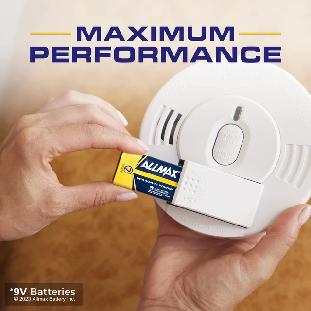 Alt view image 4 of 6 - Allmax 9V Maximum Power Alkaline Batteries (4 Count)