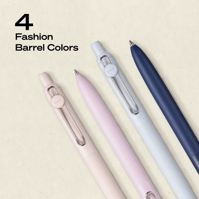 Alt view image 6 of 6 - Uniball Zento Gel Pens, 0.7mm Medium Point, Black Ink, 4 Count