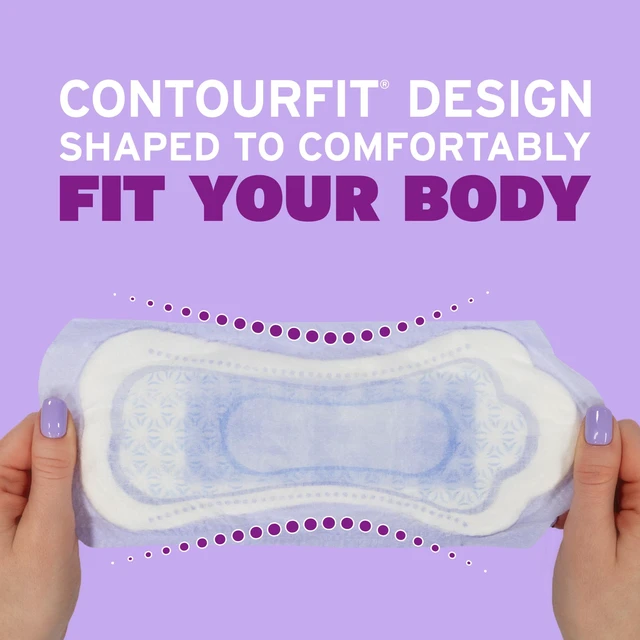 Alt view image 6 of 6 - Poise 4 Drop Moderate Absorbency Incontinence Pads for Women, Regular Length, 20 Count