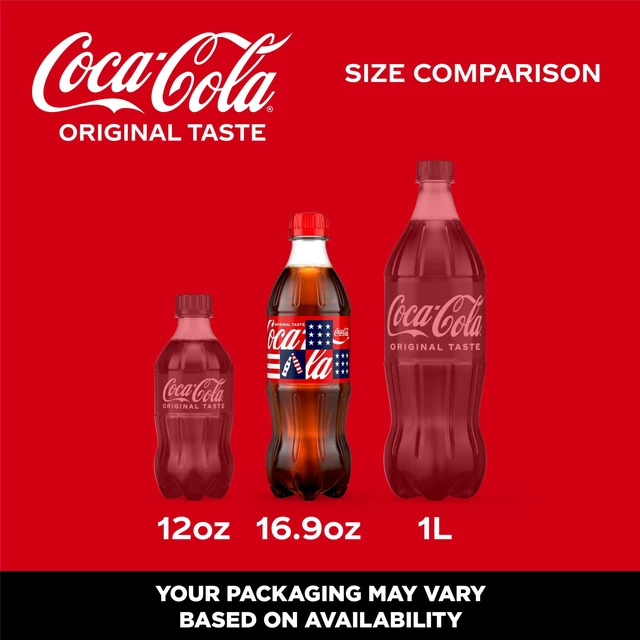 Alt view image 2 of 5 - Coca-Cola Soda Pop Bottles 16.9 fl oz 6 Pack