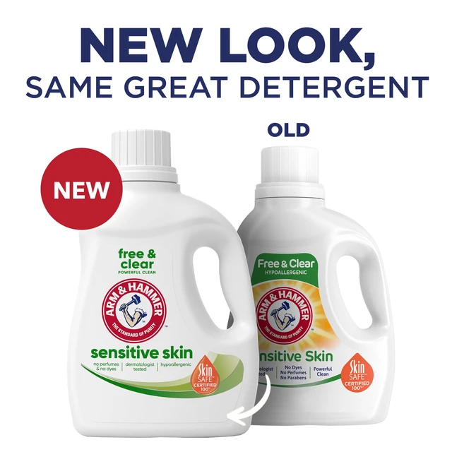 Alt view image 4 of 5 - Arm & Hammer Sensitive Skin Free & Clear Liquid Laundry Detergent