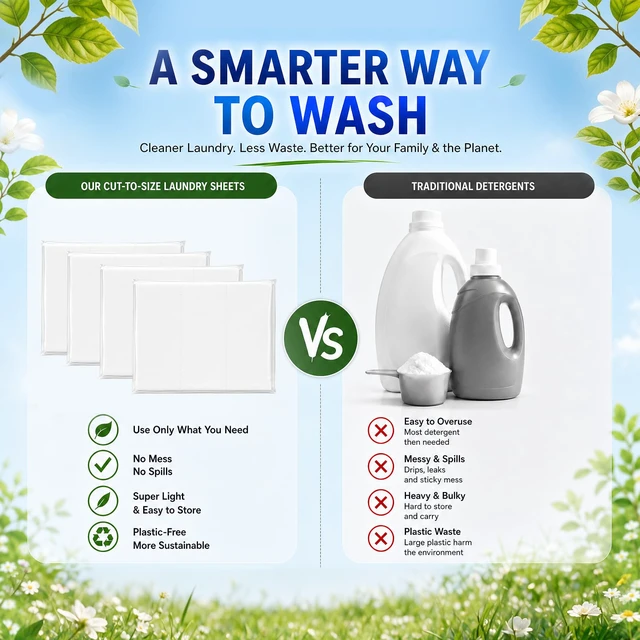 Alt view image 5 of 7 - Laundry Detergent Sheets, 300 Loads, Fresh Linens Scent, Travel, for Hot & Cold Cycles, Powerful Stain & Odor Removal, Gentle Formula