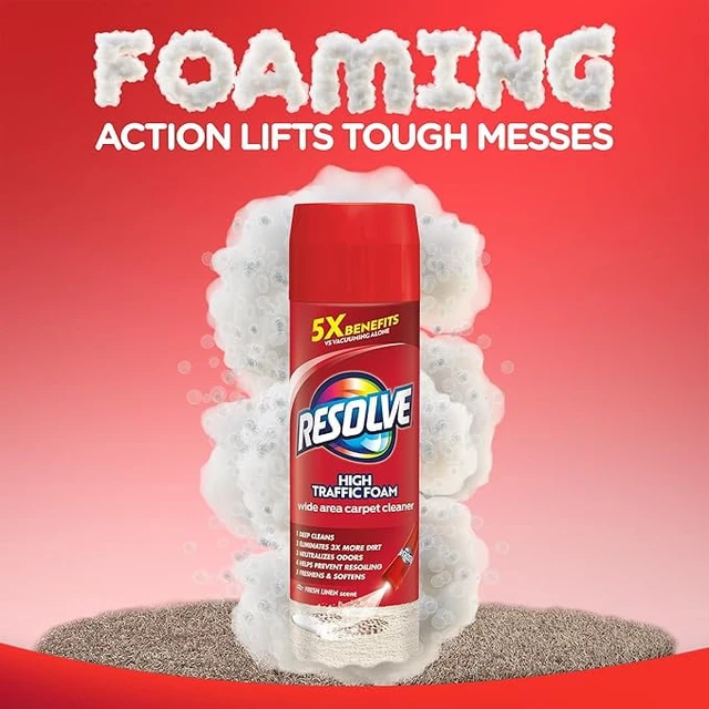 Alt view image 2 of 6 - Resolve High Traffic Carpet Stain & Odor Remover Foam, 22 oz