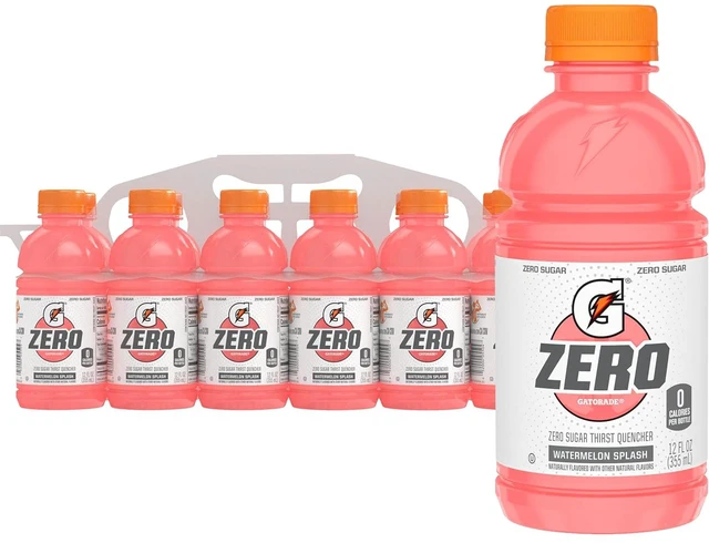 Main image of Gatorade Zero Sugar Watermelon Splash 12oz, 12-Pack