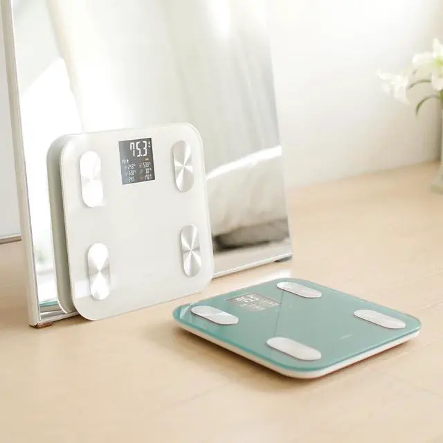 Alt view image 7 of 7 - Smart Scale for Body Weight Fat Bluetooth Scale, Digital Bathroom Scale with BMI, Body Fat, Muscle Mass Composition, LCD Accurate Wi-Fi Bluetooth Scale for Home Smartphone App, 396 lbs (Ivory)