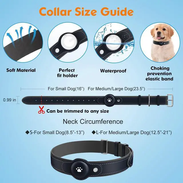 Alt view image 7 of 7 - 2-in-1 GPS Tracker for Dogs: Smart Pet Collar with Real-Time Tracking,No Monthly Fee/Subscription (iOS Only) Waterproof, Anti-Lost,365-Day Long Battery Life GPS Tracker Dog Collar(Tracker Included)