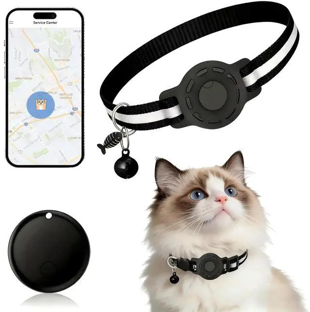 Main image of Pet Tracker,GPS Collar for Cats (iOS Only) Smart tag,Waterproof Compatible with Apple Find My,No Monthly Fee,Advanced Tracking Solution Smart Collar for Pet Safety Ideal Small Large Cats