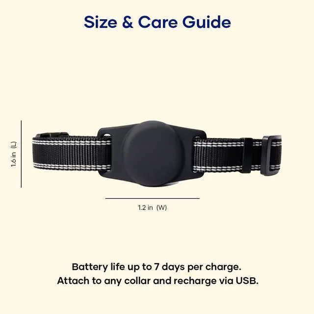 Alt view image 7 of 7 - Smart Pet Locator GPS Tracker for Dogs & Cats | Real-Time Tracking, Waterproof & Lightweight | Upto 7-Day Battery | App-Connected Pet Tracker Collar Attachment