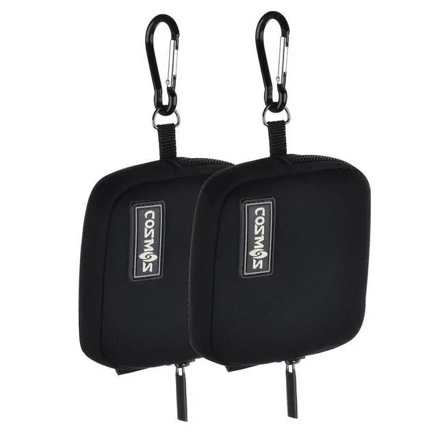 Alt view image 2 of 7 - Pack of 2 Mini Pouch Case Bag Small Travel Storage Carrying Bag Compatible with MagSafe Power Adapter, Laptop Accessories Cables, Cords, USB Drives, Earphones