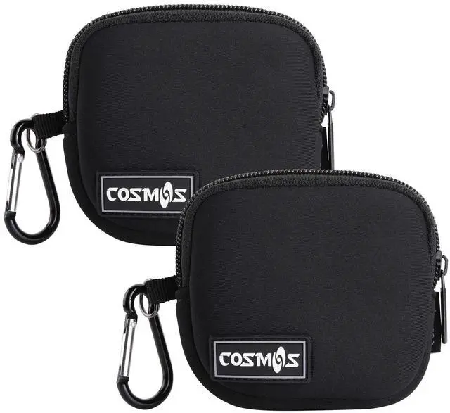 Main image of Pack of 2 Mini Pouch Case Bag Small Travel Storage Carrying Bag Compatible with MagSafe Power Adapter, Laptop Accessories Cables, Cords, USB Drives, Earphones