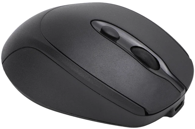 Alt view image 3 of 7 - Silent Mouse, Blue Tooth Mouse Mouse for Laptop Mouse 5.0 2.4G Dual Mode Computer Mouse with USB Receiver for Phone Laptop PC 800 (Black)
