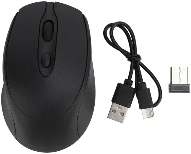 Alt view image 5 of 7 - Silent Mouse, Blue Tooth Mouse Mouse for Laptop Mouse 5.0 2.4G Dual Mode Computer Mouse with USB Receiver for Phone Laptop PC 800 (Black)
