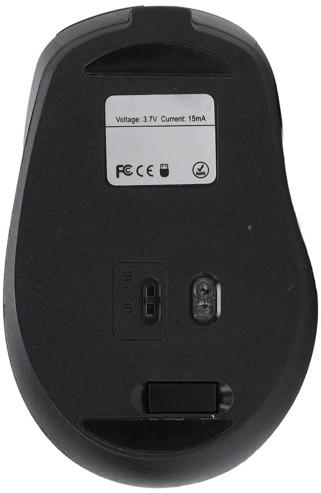 Alt view image 7 of 7 - Silent Mouse, Blue Tooth Mouse Mouse for Laptop Mouse 5.0 2.4G Dual Mode Computer Mouse with USB Receiver for Phone Laptop PC 800 (Black)