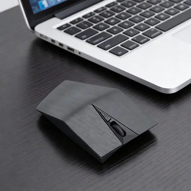 Alt view image 4 of 7 - Wireless Mouse 2.4G Cordless Mouse, Silent Ergonomic Design with USB Receiver Adjustable DPI 800 1200 Auto Sleep Power Saving for PC Laptop Desktop (Grey)