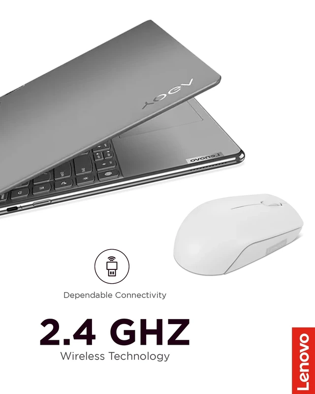 Alt view image 4 of 7 - 300 Wireless Mouse Computer Mouse for PC, Laptop with Windows Ambidextrous Design 2.4 GHz Nano USB Receiver 12 Month Battery Life