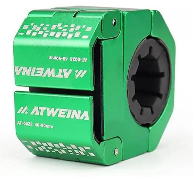 Main image of Bike Phone Holder, Motorcycle Phone Mount, Aluminum Alloy Bicycle Handlebar Cell Phone Stand, 360°Rotate Ebike Scooter Phone Clamp Clip, Suitable for 4.5-7.0" Smartphones (Green)