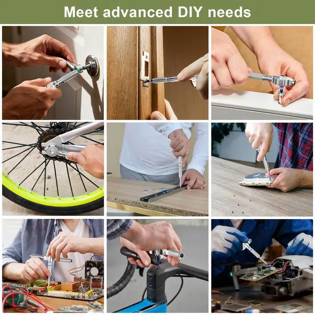Alt view image 6 of 6 - 40 in 1 Magnetic Screwdriver Set - Portable Ratcheting Screwdriver Set with Storage Case,S2 Steel Multi Bit Magnetic Drive Set,DIY Detachable Precision Repair Tool Kit for Home & Professional Use