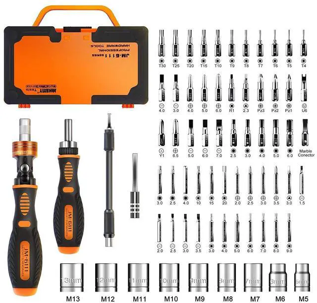 Main image of Precision Ratchet Screwdriver Set, 69 in 1 Household Screwdriver Home Repair Tool Kit, Disassemble Magnetic Rotating Ratchet Screwdriver Kit for Furniture/Car/Computer/Electronics Maintenance