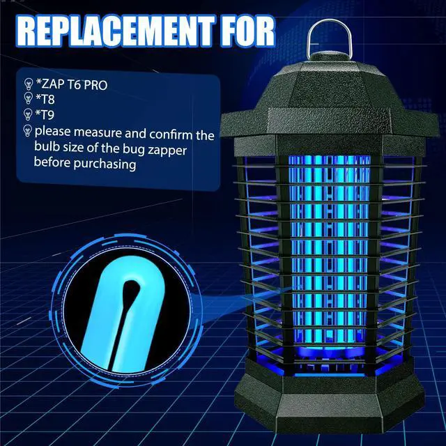 Alt view image 3 of 6 - Bug Zapper Replacement Bulbs U Type FUL15W BL with 4 Pin Base, U Shaped Twin Tube Bulb Fluorescent UV Lamp Tube 2 Count (Pack of 1)