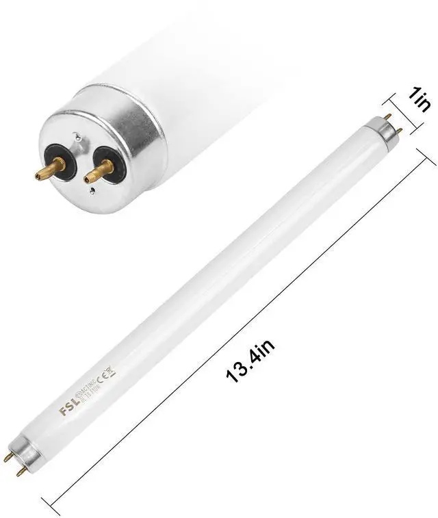 Alt view image 3 of 6 - Ultraviolet Tubes 10W 2-Pack for Electric Bug Zapper, Mosquito Insert Killer, Home Pest Control UV Light Tube Electronic Lamp, Replacement UV T8 Lamp Bulb Light Tube for 20 Watt Insect Killer