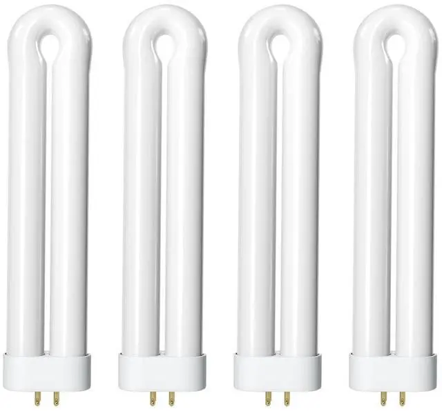 Main image of Bug Zapper Replacement Light Bulb for 15W Insect Attracting Lamp with 4-Pin Base, Ful 15W-BL U Shaped Twin Tube Bulb for Outdoor Mosquito Zapper, 4 Pack