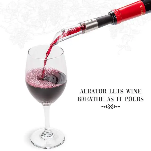 Alt view image 6 of 7 - Wine Gift Set Includes Electric Opener, Aerator, Vacuum Preserver, 2 Stoppers, Foil Cutter & Charging Base