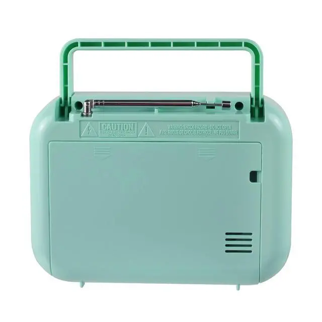 Alt view image 4 of 7 - Mint Green Vintage Home Portable Retro AM/FM Radio with Headphone Jack - (Limited Edition)