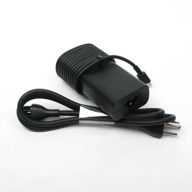 Alt view image 7 of 7 - 65W USB C Laptop Charger,Latitude 5300 2 in 1 5310 2 in 1 5320 5330 5340 5350 AC Adapter with 3ft Power Cord, Black, HA65NM190