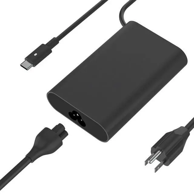 Alt view image 7 of 7 - 65W 60W 45W USB C Laptop Charger Compatible with Dell Latitude 7420 5420 5520 5450 5530 5540 5430 7350 7390 5440 5290 7440 7400 XPS 13 7390 9300 ChromeBook 3100 AC Adapter Type-C Power Cord
