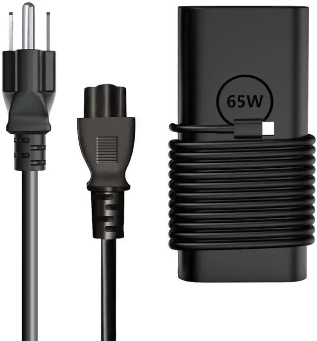 Main image of 65W USB C Laptop Charger Compatible with Dell Laptop Charger Latitude 5400 5420 5450 5520 5530 5540 5550 7420 7440 Inspiron 14 16 XPS 13 chromebook 3100 Computer Type C AC Adapter Power Cord Supply