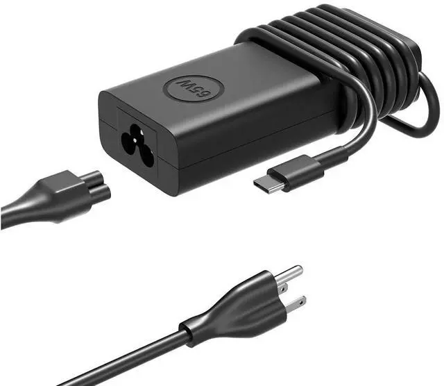 Main image of 65W USB-C Charger Compatible with Dell Inspiron 5482 5582 7390 7440, Pro 13 14 16, XPS 13 12 14, Chromebook 3100 5190, Latitude 7400 7410 7440 Laptop Suitable for Travel and Office use