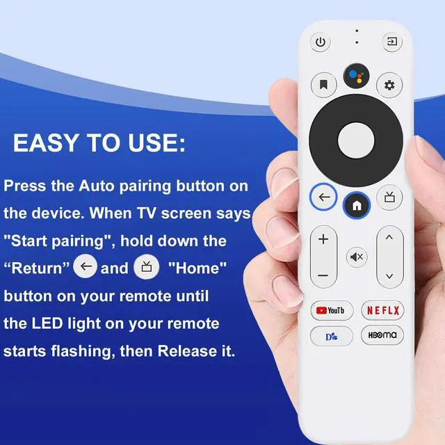 Alt view image 4 of 7 - Replacement Voice Remote Control for Onn Android TV FHD 4K UHD Streaming Stick TV Box 100024646 100026240, with Voice Function, with 4 Shortcut Buttons